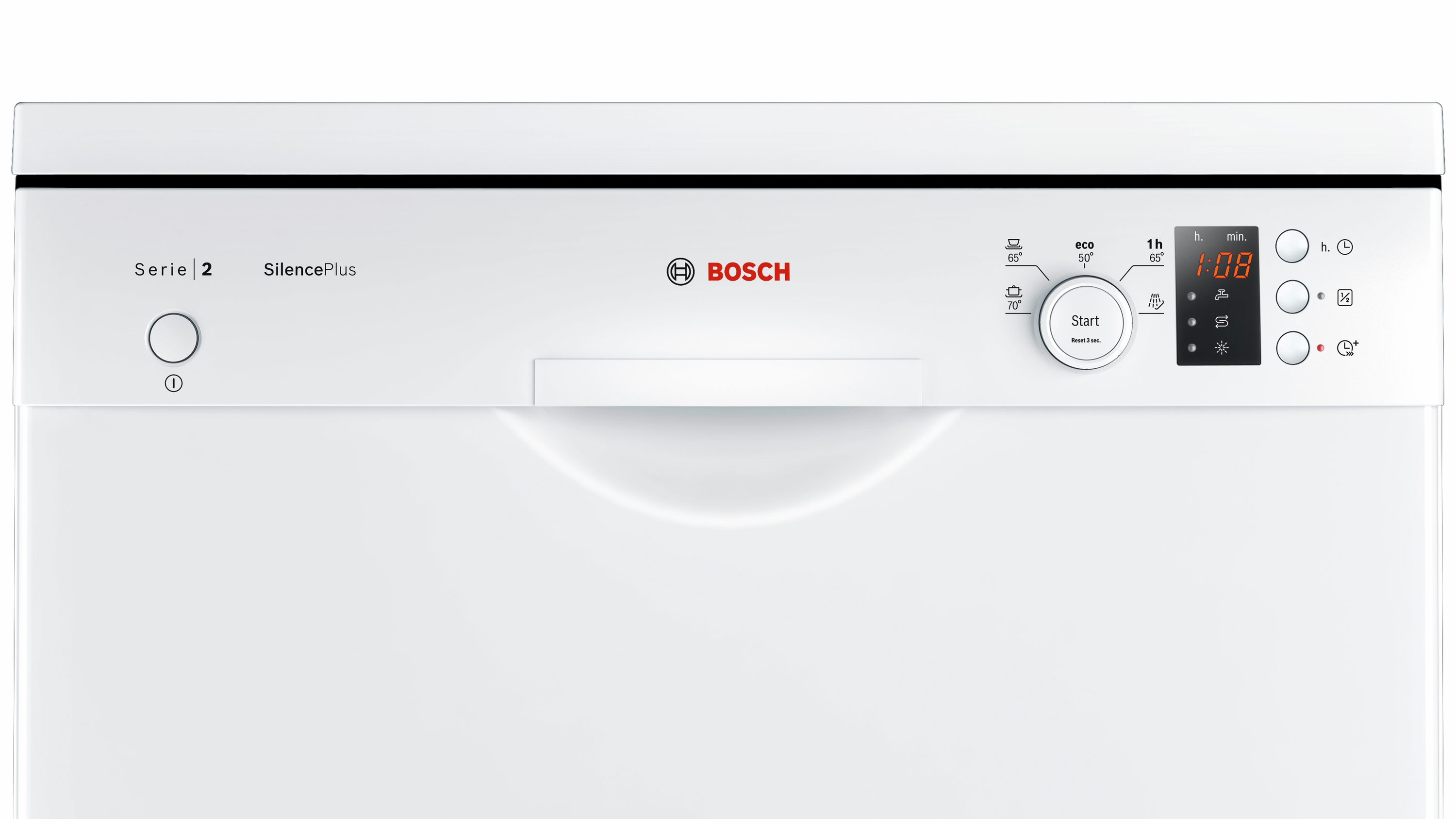 Lavavajillas - Siemens SMS25DW05E, 2400 W, 50-60 Hz, A++, Blanco