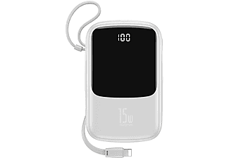 BASEUS QPow 10000 Taşınabilir Şarj Cihazı Beyaz