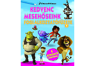 Kedvenc mesehőseink foglalkoztatófüzete 1. - Végre otthon!, Shrek, Madagaszkár