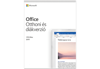 Office 2019 Otthoni és diákverzió (Multiplatform)