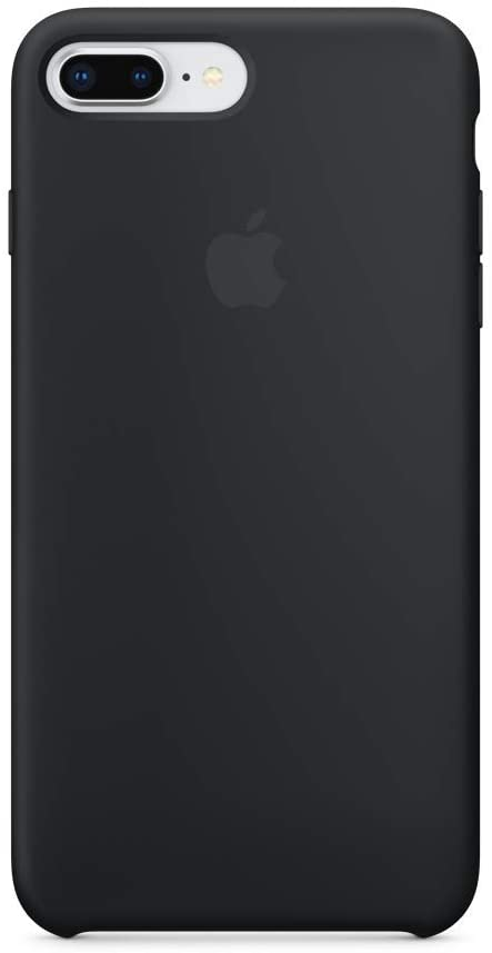 Apple Silicone Case, Funda para iPhone 8 Plus y iPhone 7 Plus, Tacto suave, Silicona, Negro