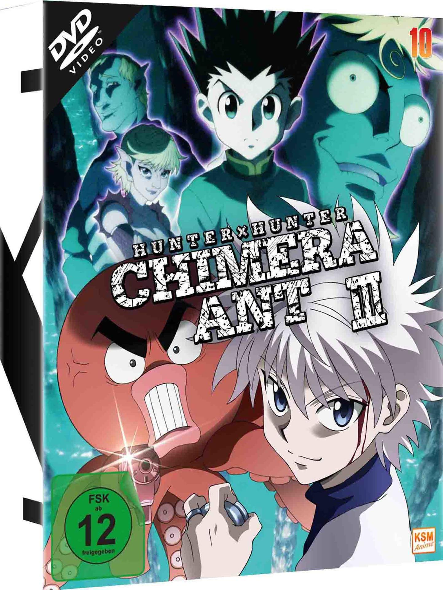 DVD-Hülle von 'Hunter x Hunter: Chimera Ant II' Anime.