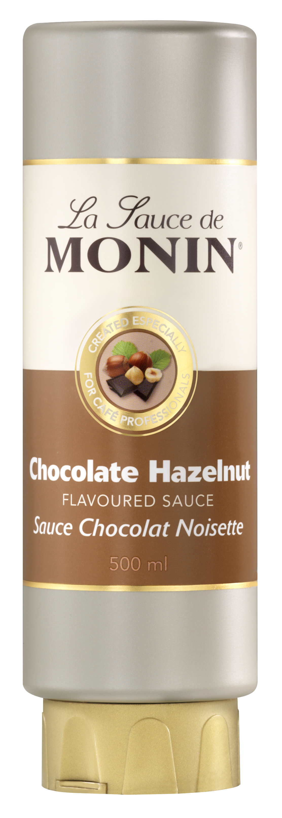 MONIN Mogyorós csoki szósz, 500 ml 
