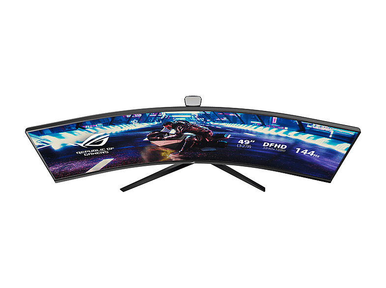 ASUS Monitor ROG Strix XG49VQ schwarz, 49 Zoll (90LM04H0-B01170) 49 Zoll Gaming Monitor, Full-HD, 4 ms Reaktionszeit, 450 cd/m², 144 Hz, Schwarz — Foto 5 von 5