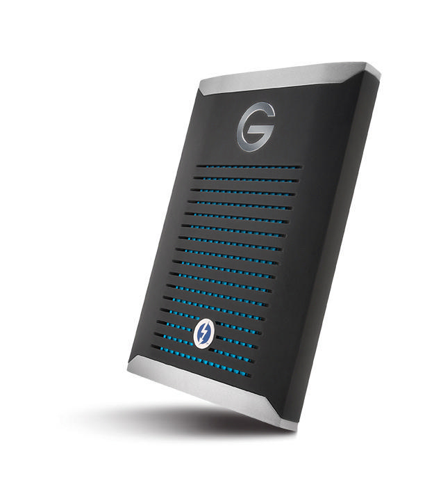 G-TECHNOLOGY G-DRIVE mobile PRO SSD 2 TB  Festplatte, 2 TB SSD, extern, Schwarz