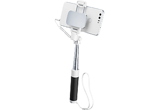 CELLULARLINE Total View - Bastone per selfie (Bianco/Nero)