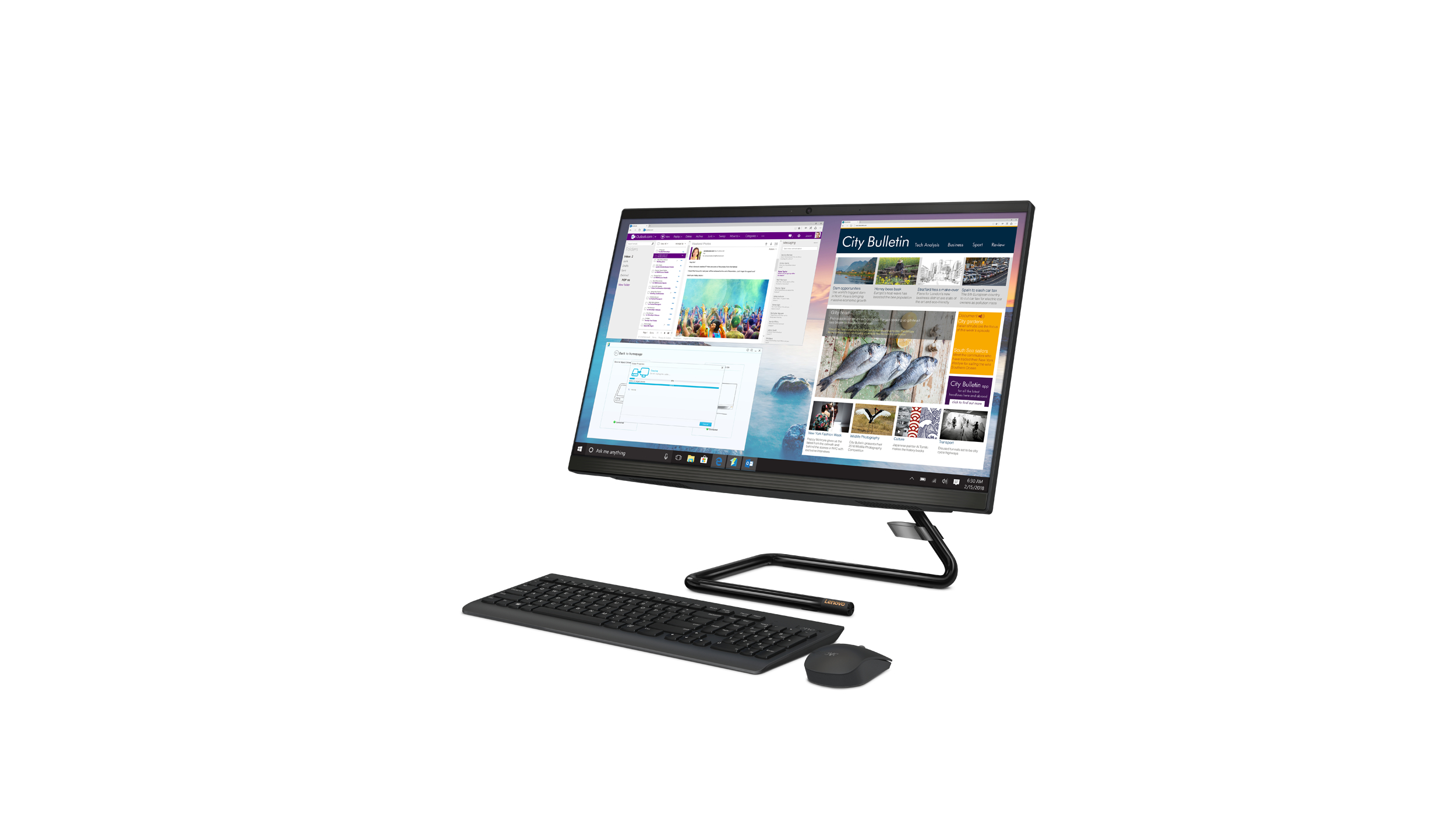 LENOVO IdeaCentre A340 - Core™ i3 i3-10110U - 8 GB - 512 GB - Intel® UHD Graphics - Windows 10 Home (64 Bit)