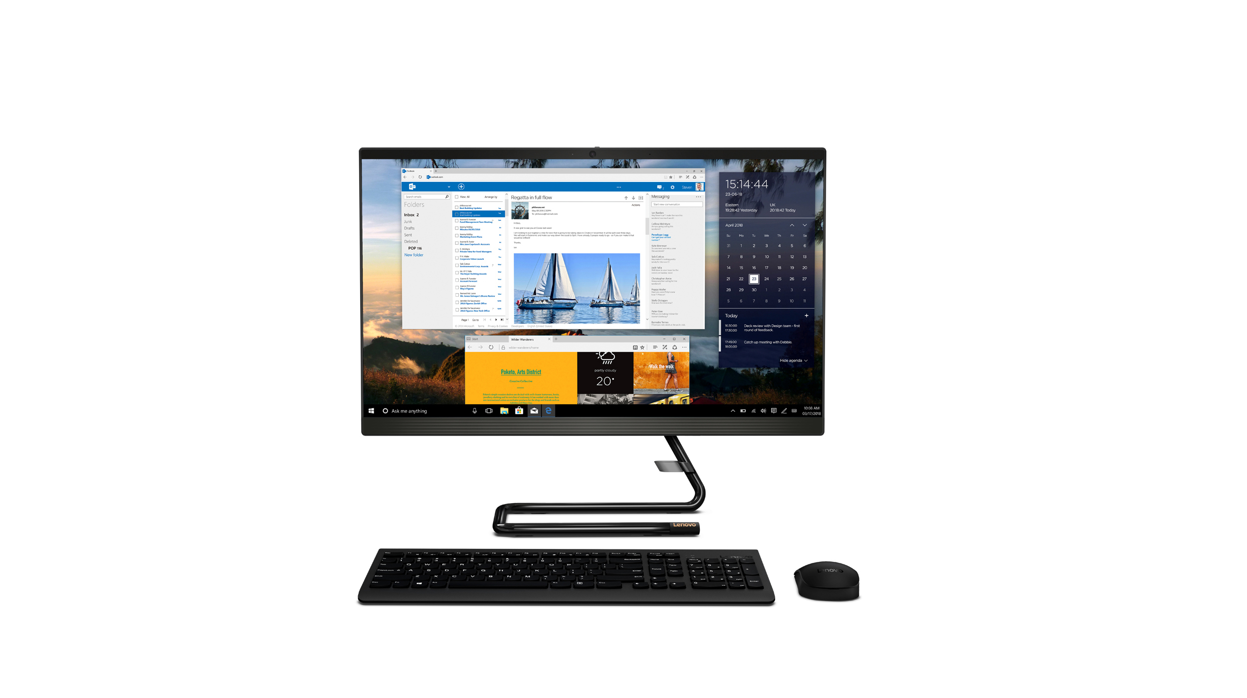 LENOVO IdeaCentre A340 - Core™ i3 i3-10110U - 8 GB - 512 GB - Intel® UHD Graphics - Windows 10 Home (64 Bit)