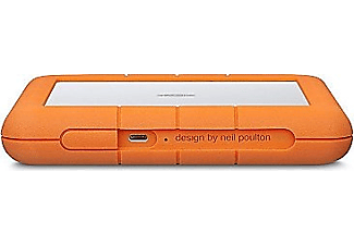 LACIE Festplatte Rugged RAID Shuttle 8TB, USB-C 3.0, extern, 2.5 Zoll, orange (STHT8000800)