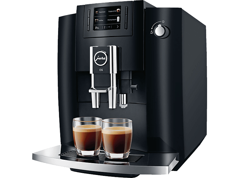 Jura E6 Piano Black (EB) fully automatic coffee machine