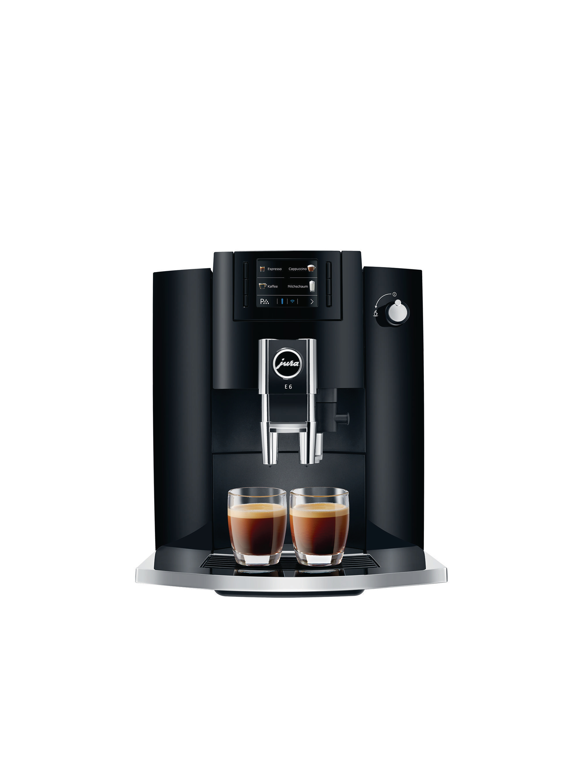 JURA E6 (EB) Kaffeevollautomat Piano Black