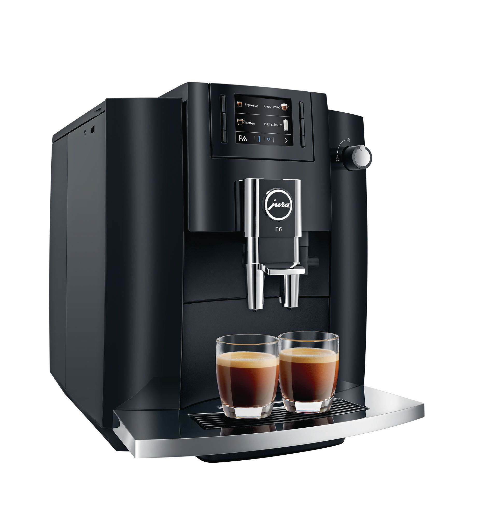 JURA E6 (EB) Kaffeevollautomat Piano Black