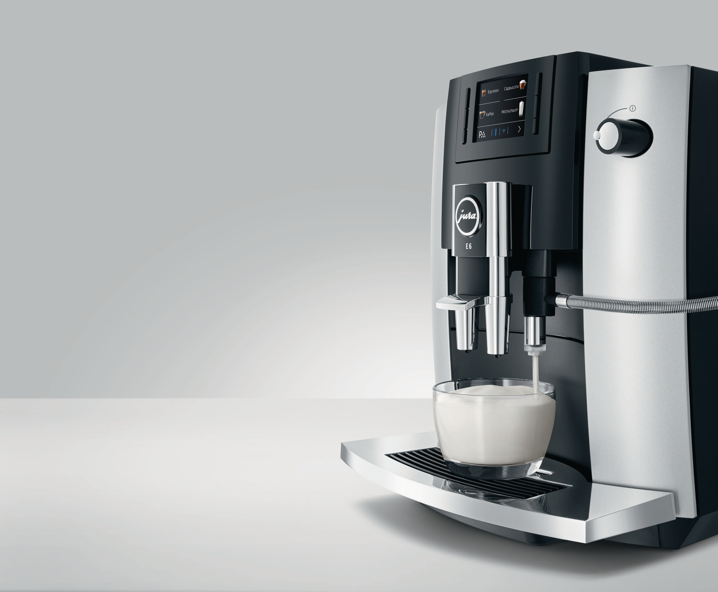 JURA E6 (EB) Kaffeevollautomat Platin