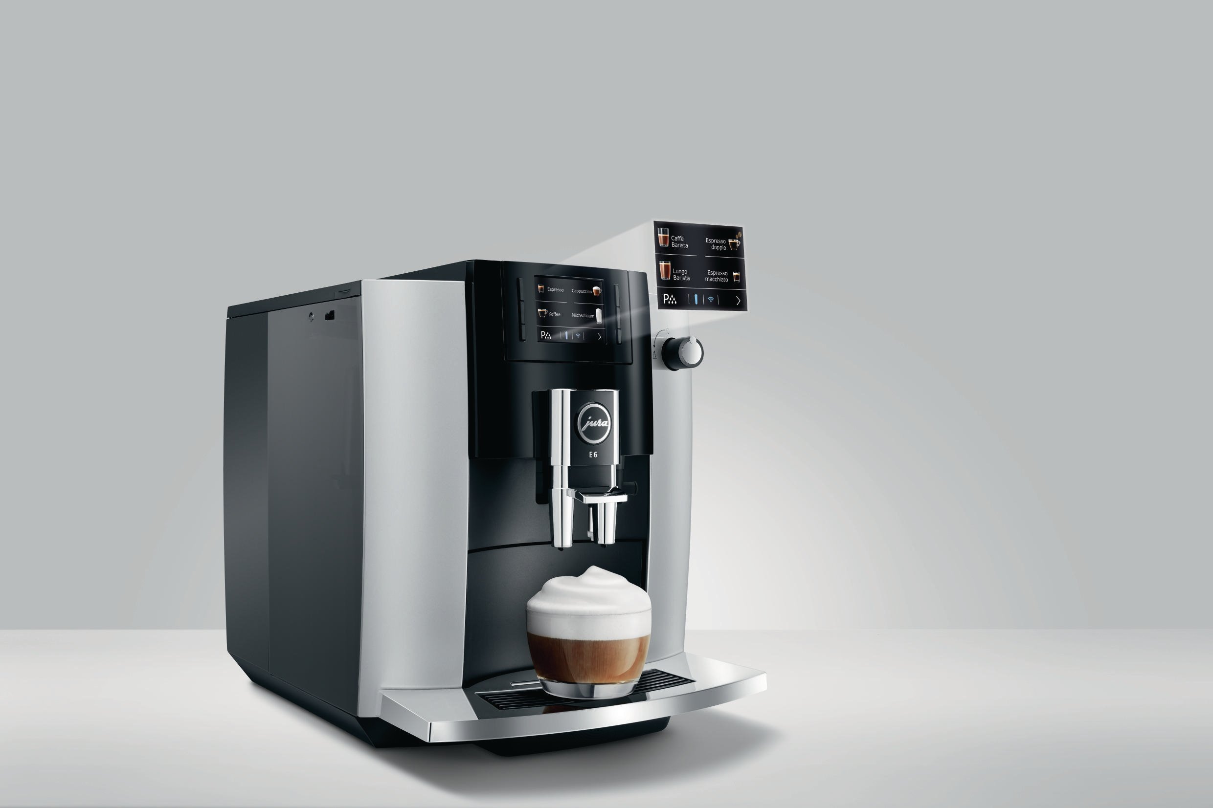 JURA E6 (EB) Kaffeevollautomat Platin