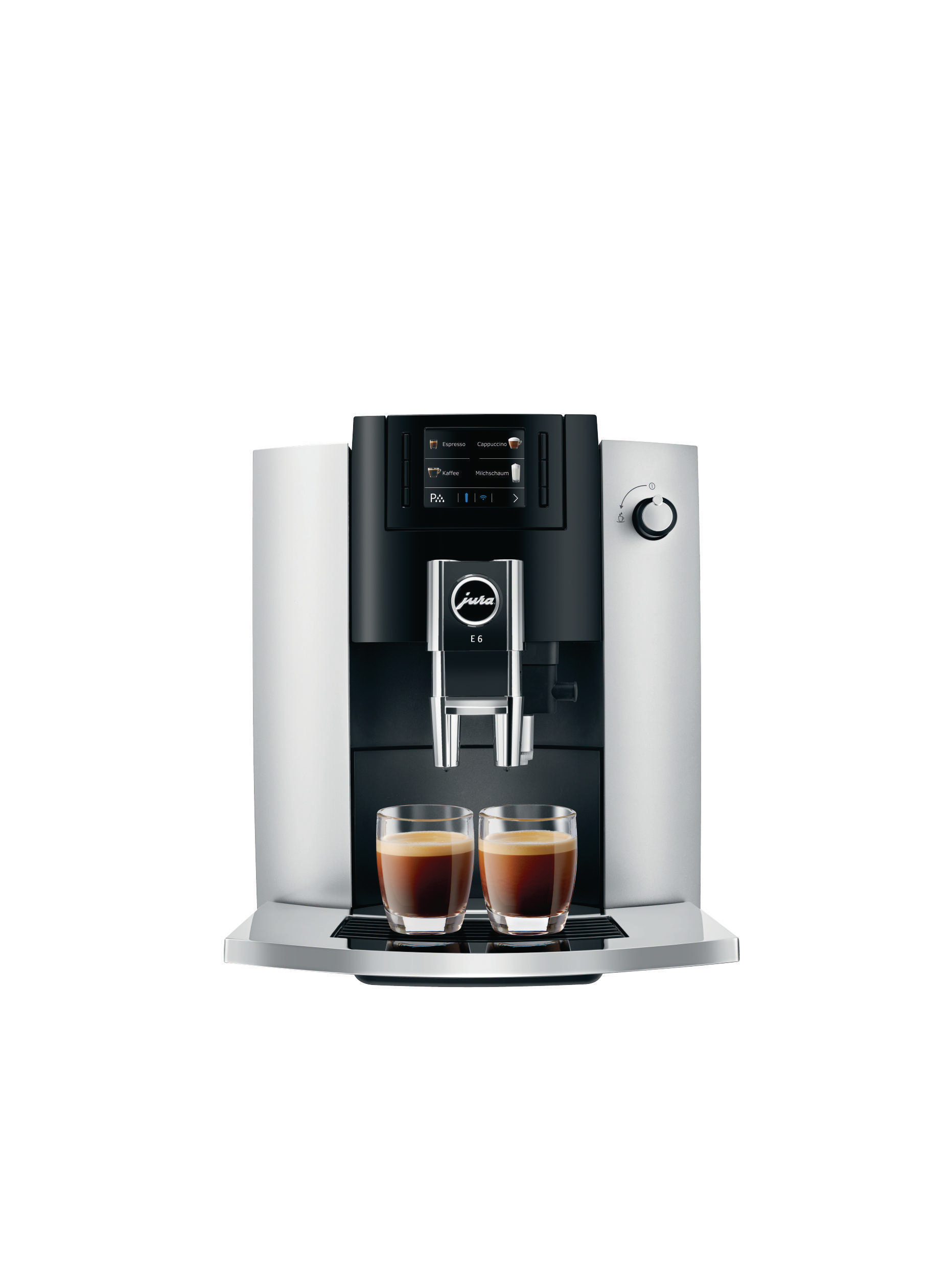 JURA E6 (EB) Kaffeevollautomat Platin