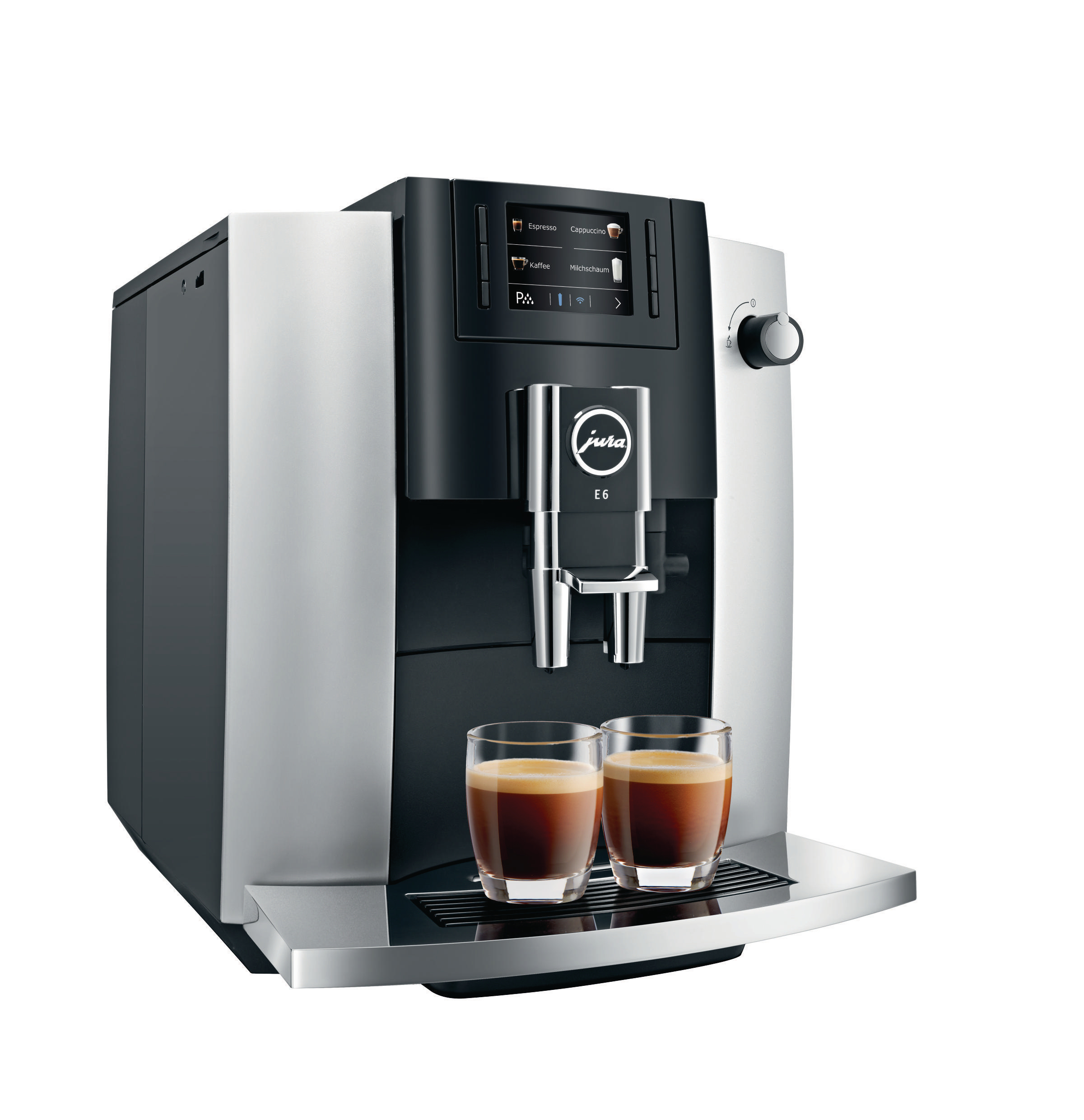 JURA E6 (EB) Kaffeevollautomat Platin
