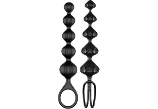 SATISFYER Love Beads - Set di perline anali (Nero)