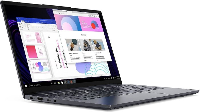 LENOVO Notebook Yoga Slim 7 14ARE05 Grau, R5-4500U, 8GB RAM, 512GB SSD, 14Zoll FHD Notebook, 14 Zoll, Full-HD, AMD Ryzen™ 5 4500U, 8 GB, 512 GB SSD