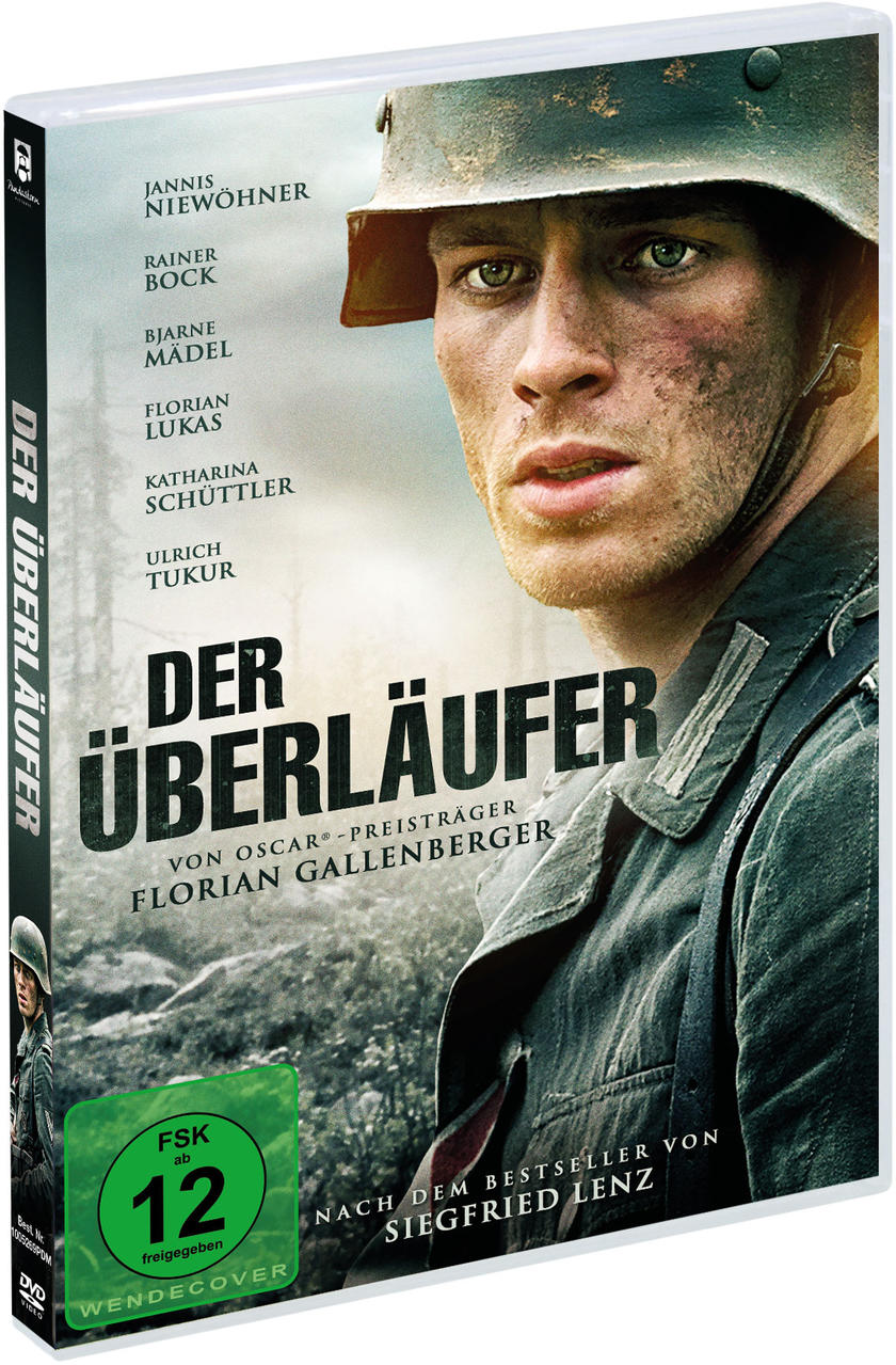Film-DVD-Cover: Mann im Helm, intensiver Blick, deutscher Text.