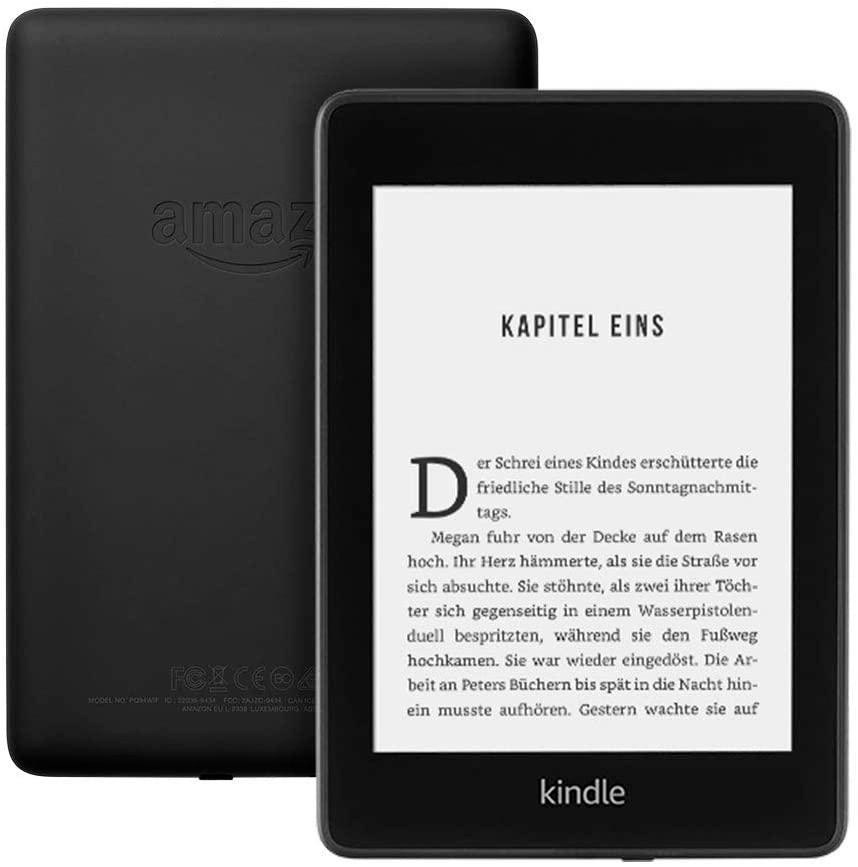 KINDLE Paperwhite ohne Werbung, wasserfest, 6 Zoll (15 cm) großes hochauflösendes Display, 8 GB  8 GB eBook Reader Schwarz