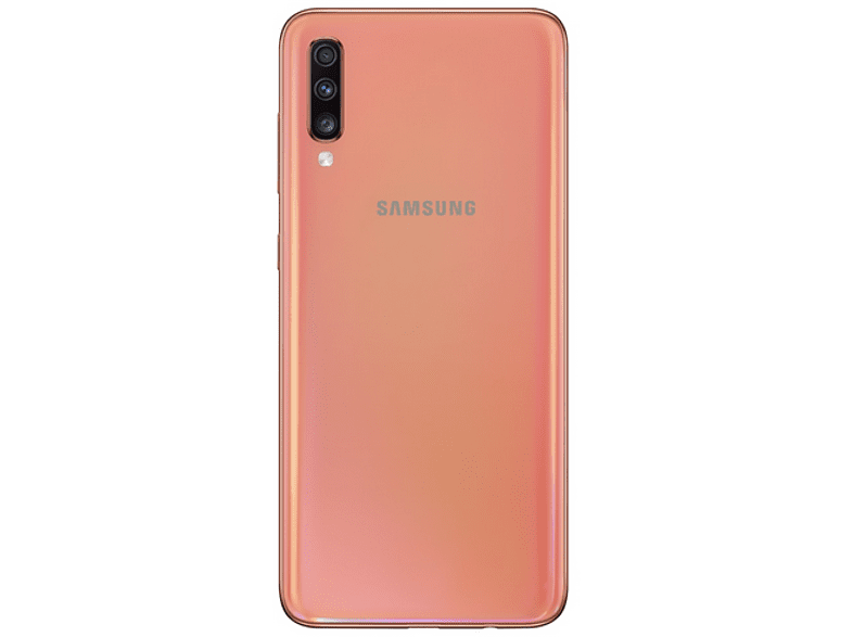 Samsung Galaxy A70, Coral, 128GB, 6GB RAM, 6.7" FHD+, SM6150, Android + Inst. Protector Pantalla