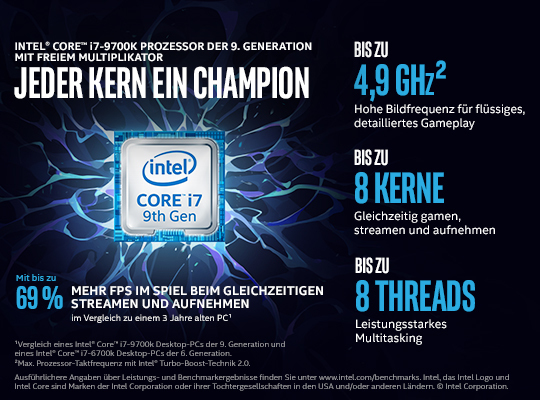 HP - B2B Z2 G4 - Intel® Core™ i7 i7-9700K - 16 GB - 2 TB