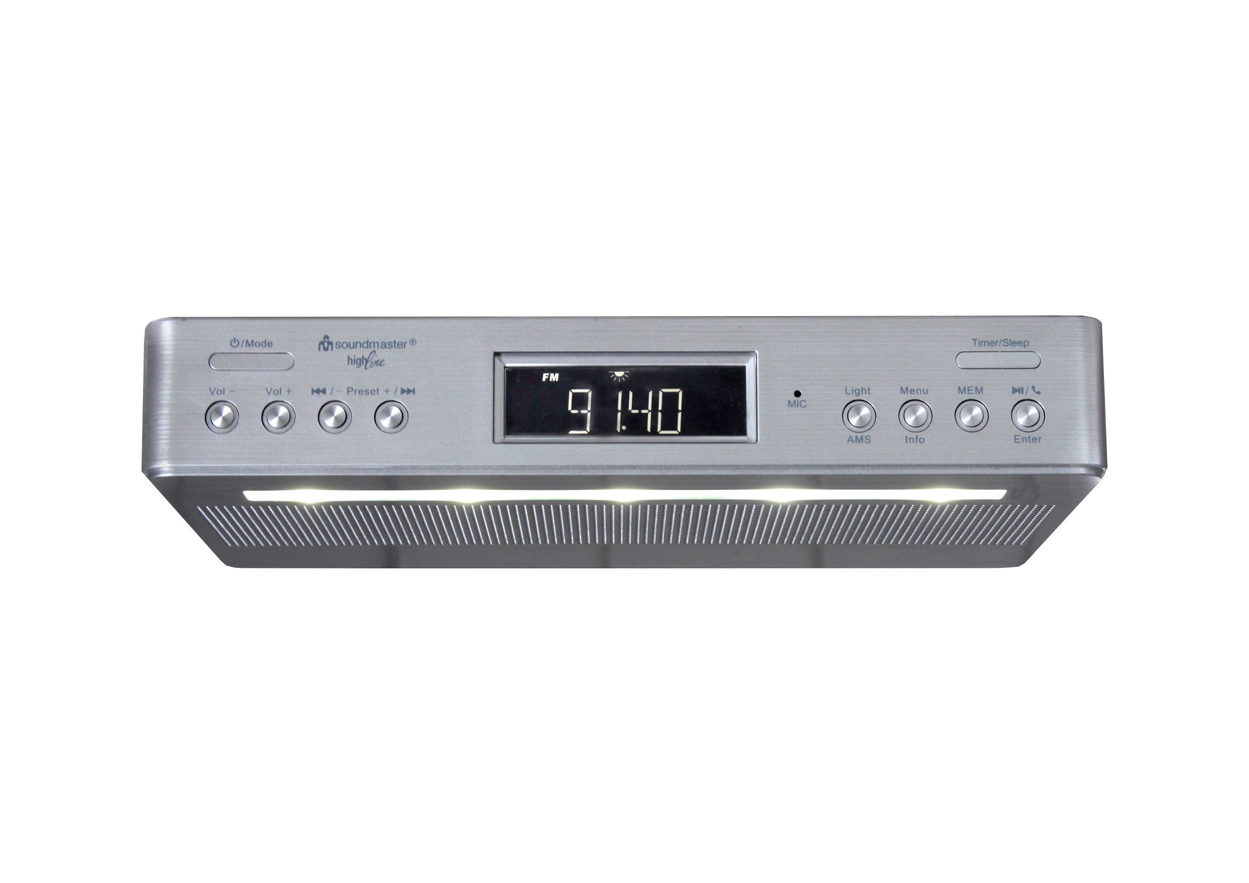 SOUNDMASTER UR2045 Radio, digital, DAB+, FM, Silber Bluetooth