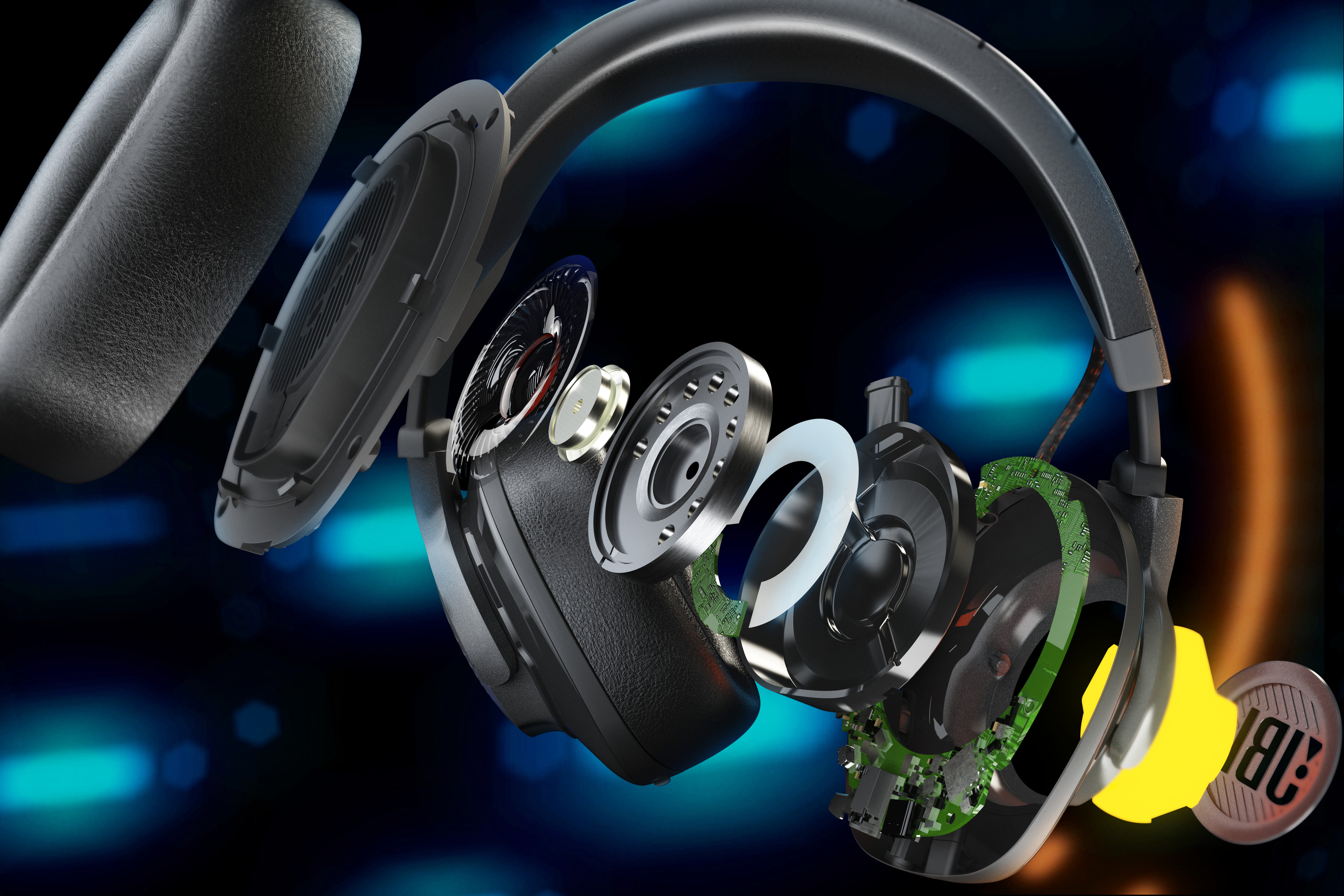 JBL Quantum 600, Over-ear Gaming Headset Schwarz