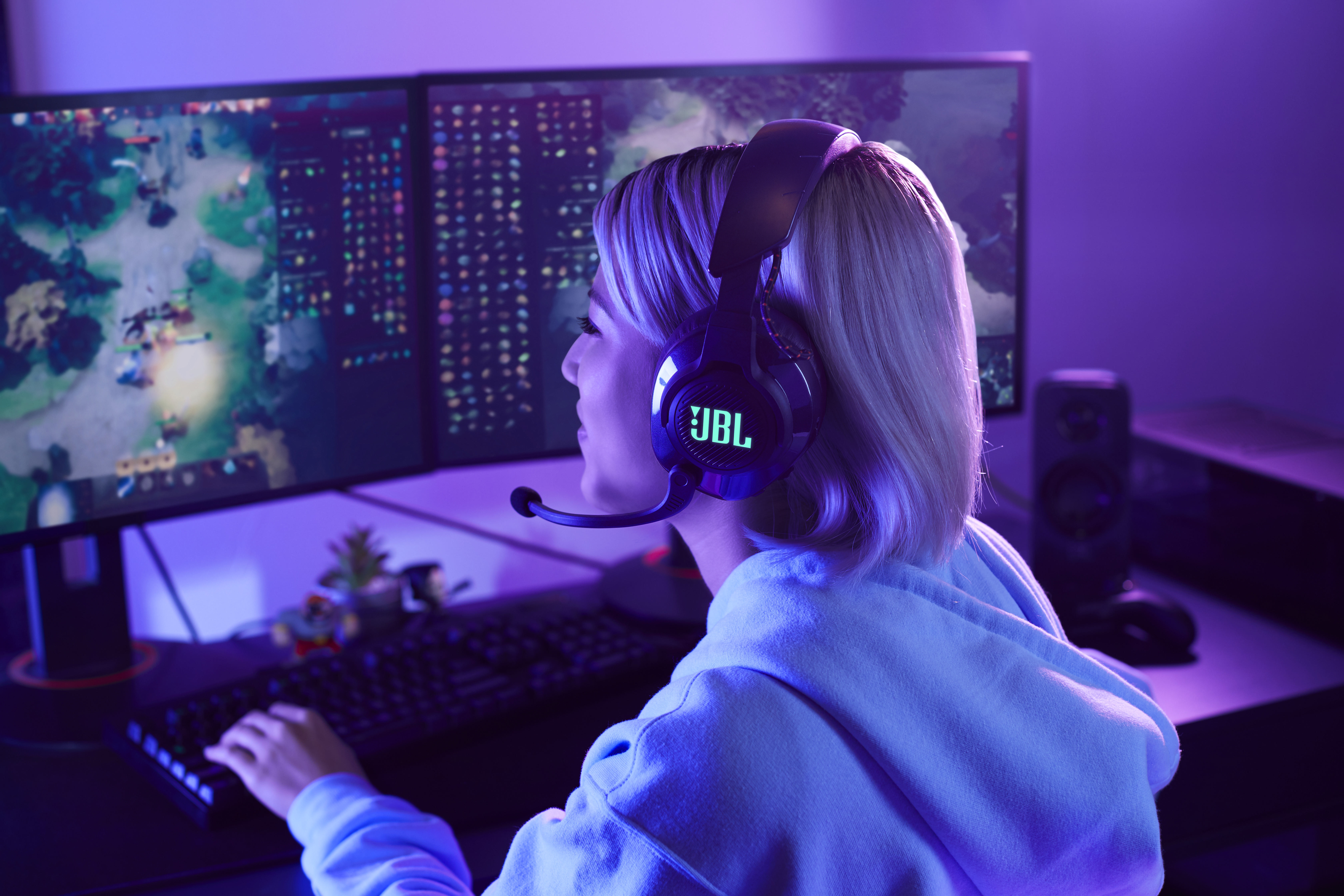 JBL Quantum 600, Over-ear Gaming Headset Schwarz