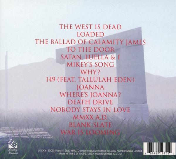Dos du boîtier de CD avec la liste des titres de l'album.
