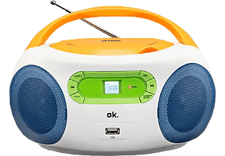 OK Radio CD portable Color Boombox (ORC 512)