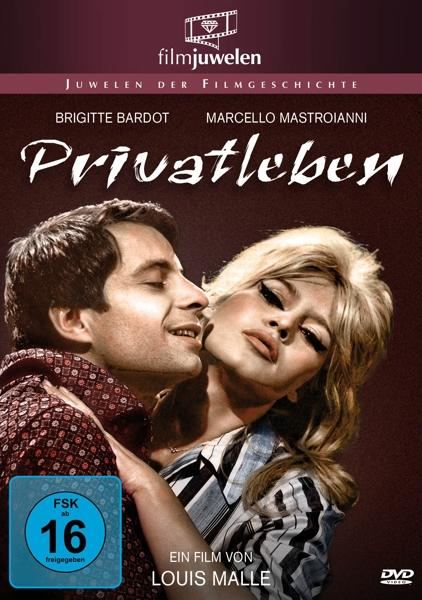 DVD-Cover, Brigitte Bardot und Marcello Mastroianni in romantischer Pose.