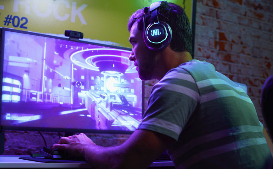 JBL Quantum 800, Over-ear Gaming Headset Bluetooth Schwarz