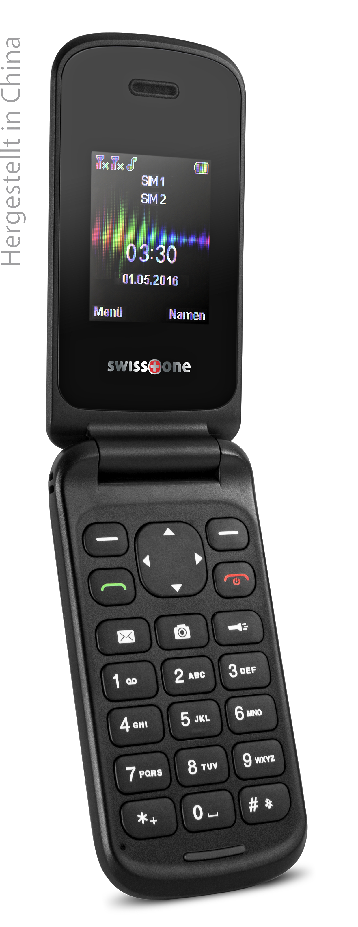 SWISSTONE SC 330 Mobiltelefon, Schwarz
