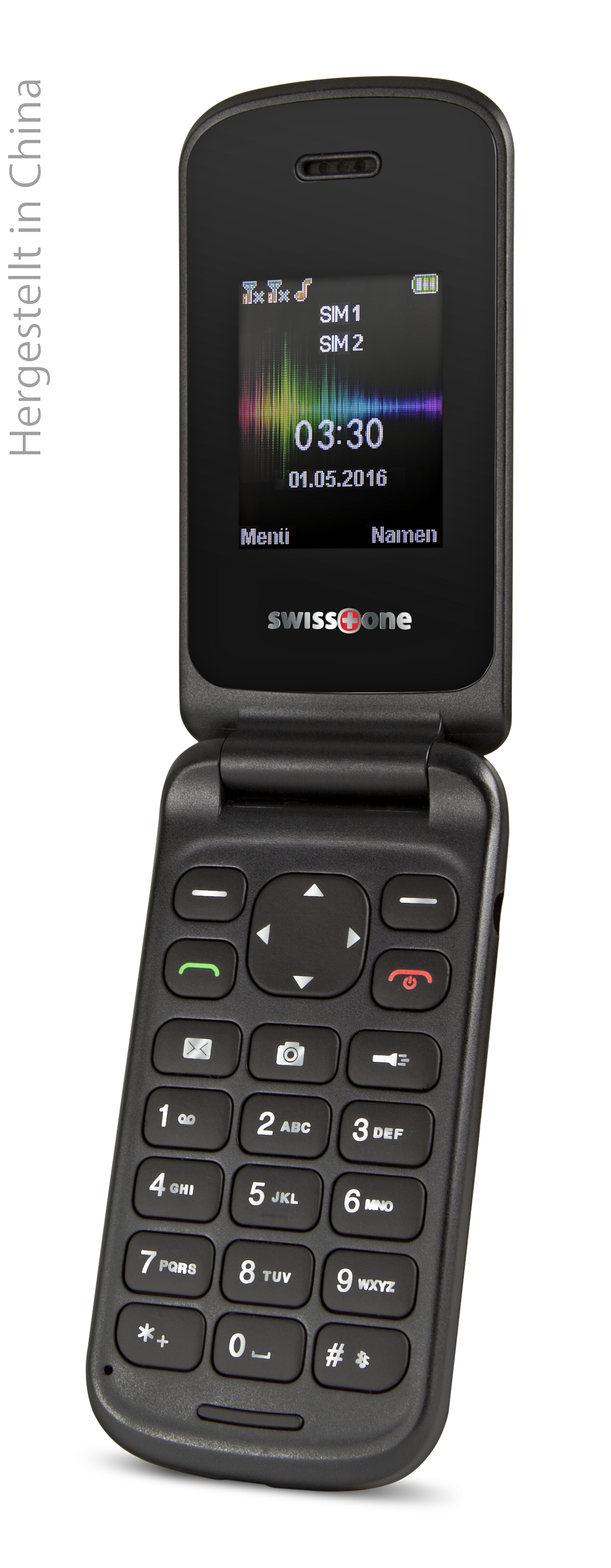 SWISSTONE SC 330 Mobiltelefon, Schwarz