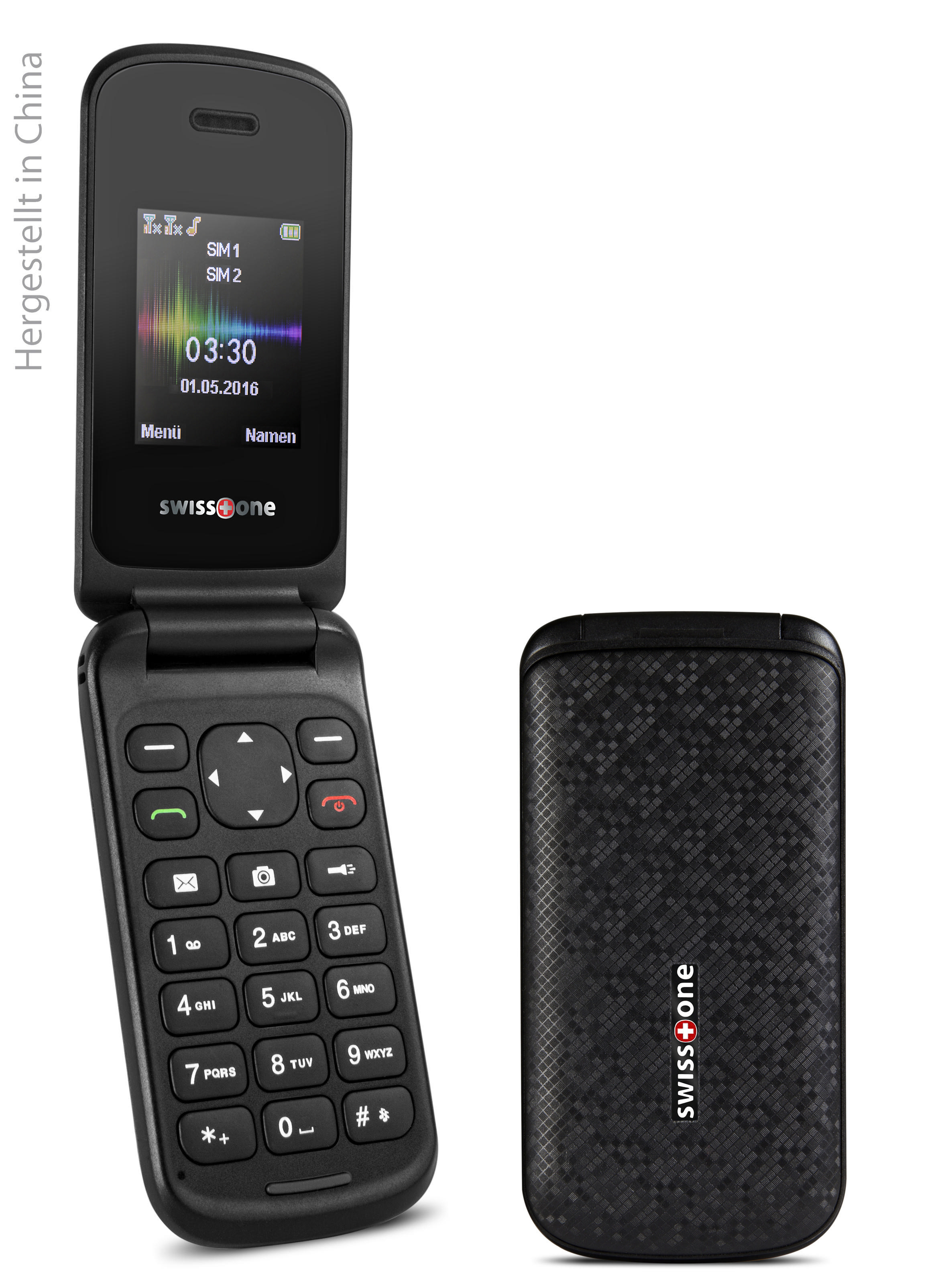 SWISSTONE SC 330 Mobiltelefon, Schwarz