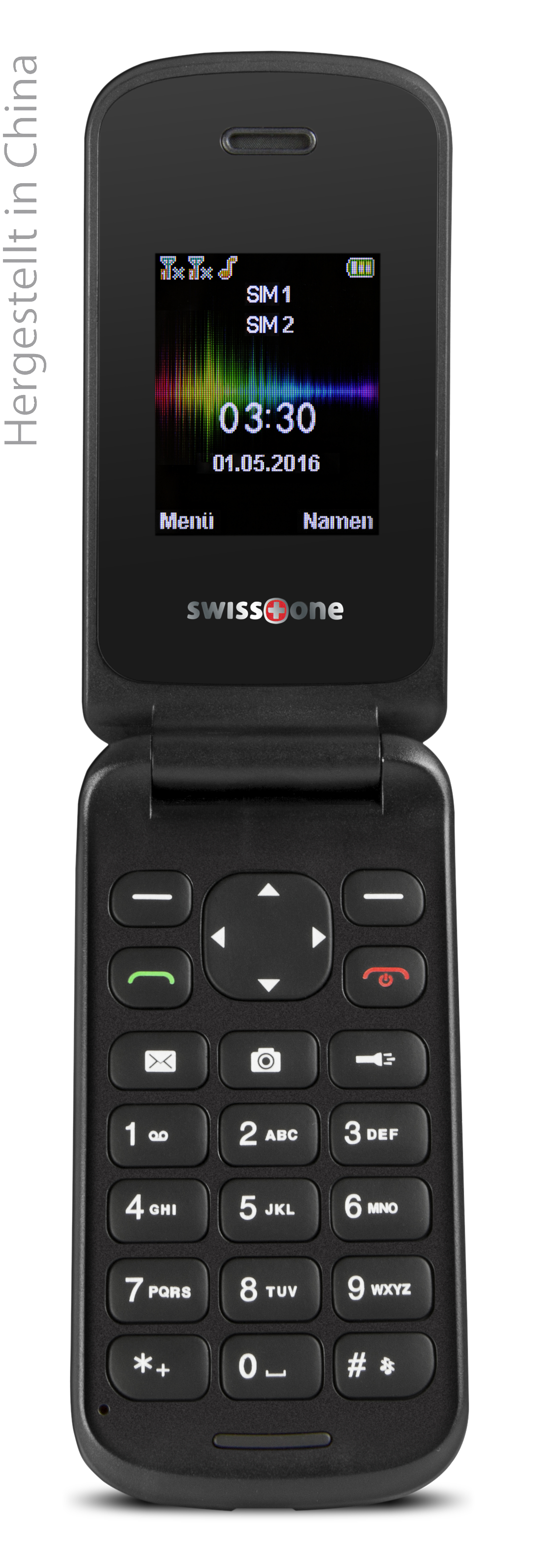 SWISSTONE SC 330 Mobiltelefon, Schwarz
