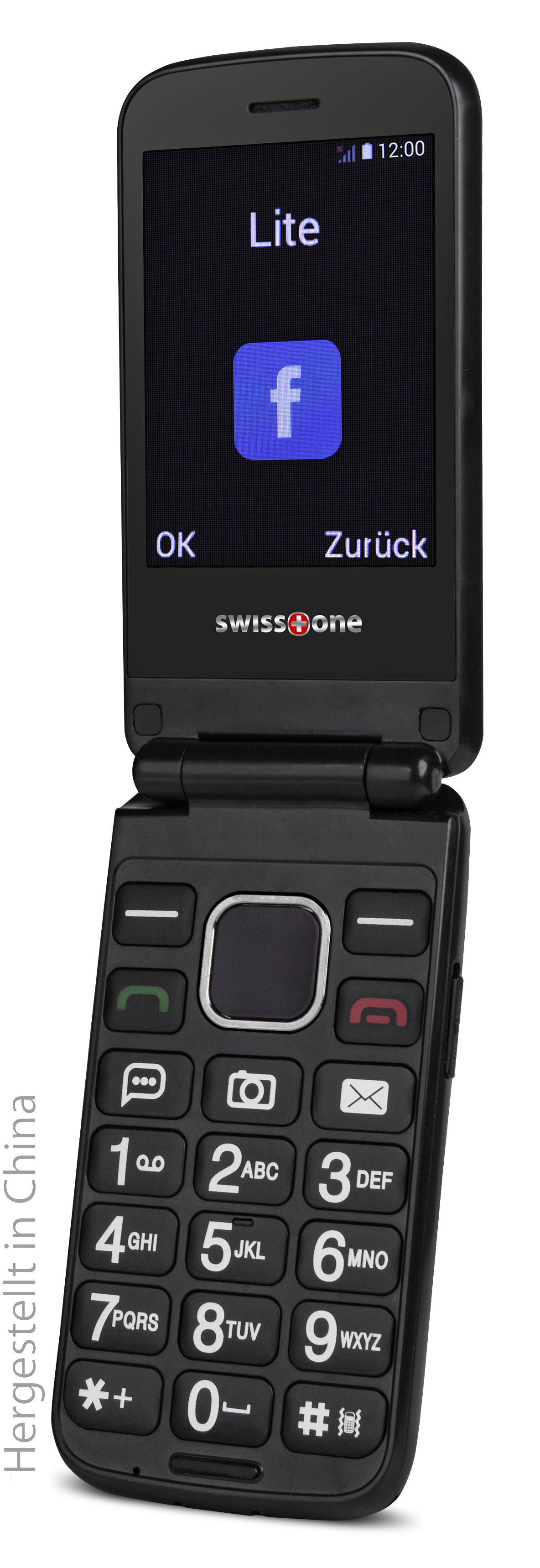 SWISSTONE swisstone BBM 680 Seniorenhandy, Schwarz