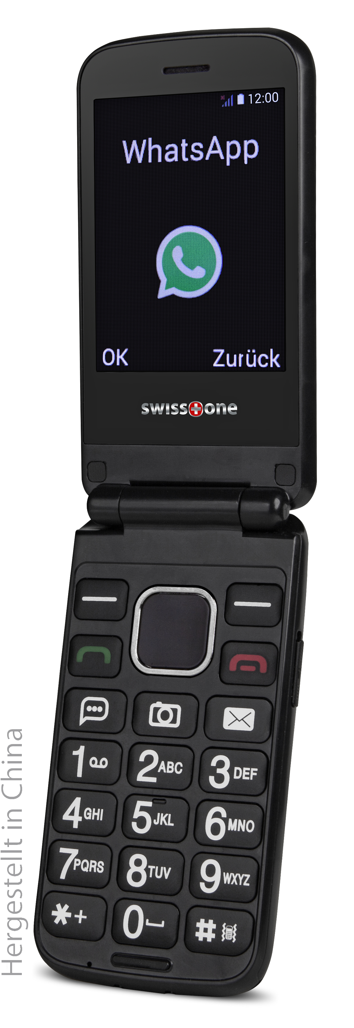 SWISSTONE swisstone BBM 680 Seniorenhandy, Schwarz