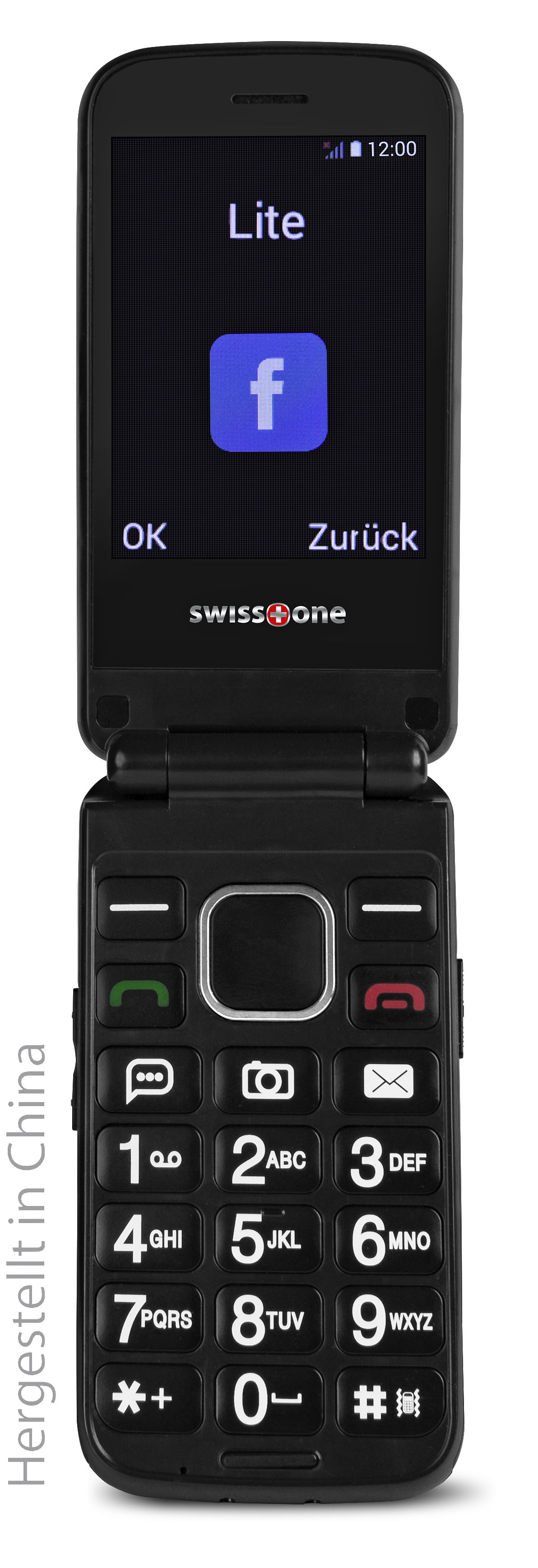 SWISSTONE swisstone BBM 680 Seniorenhandy, Schwarz