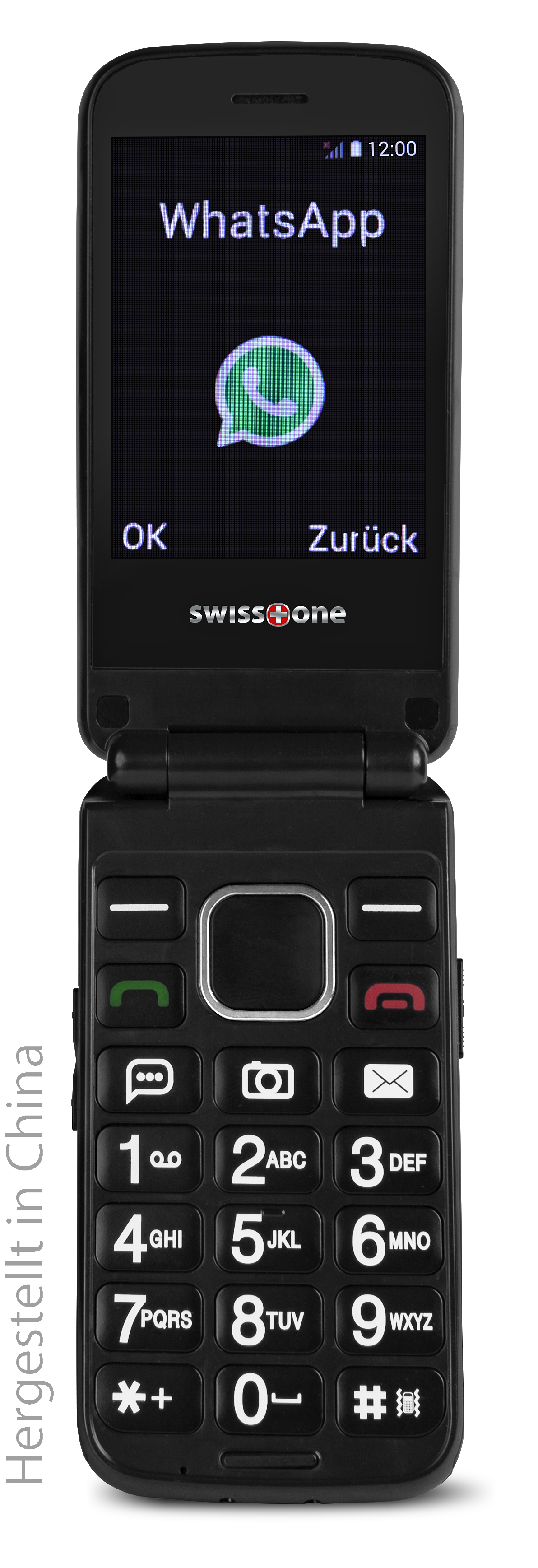 SWISSTONE swisstone BBM 680 Seniorenhandy, Schwarz