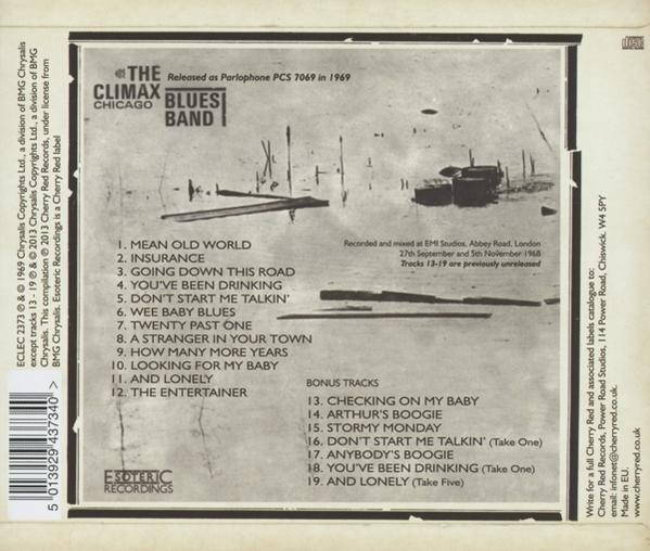 Climax Blues - Blues Band (CD) - Band The Climax Chicago Chicago