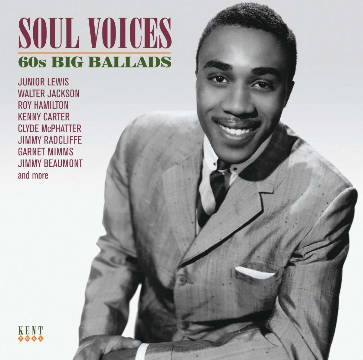 Pochette d'album avec un homme noir souriant et le titre 'Soul Voices'.