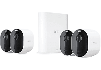 ARLO Pro3 Smart Home 4 kabellose 2K-HDR Überwachungskameras & Sicherheitsalarm