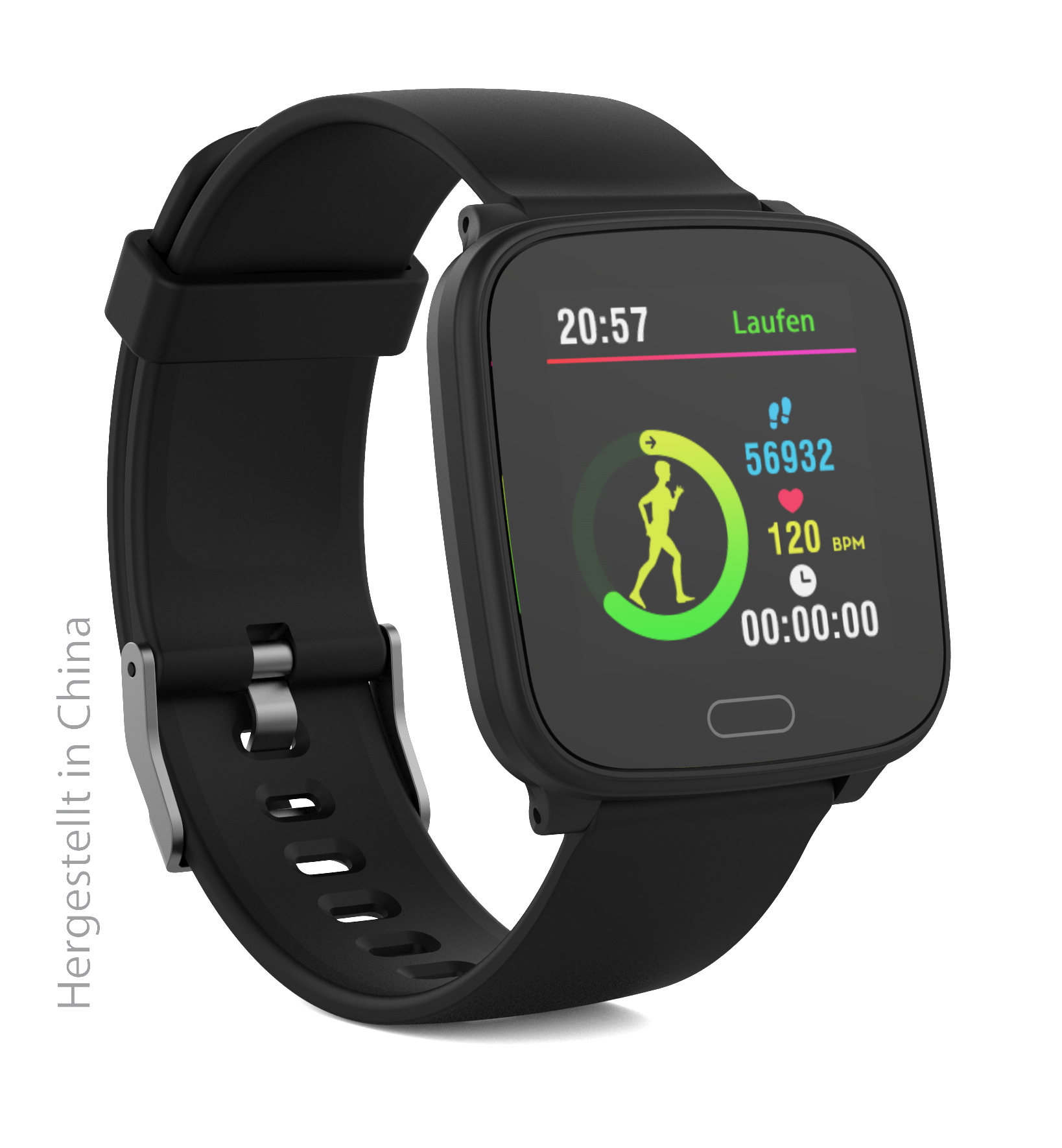 SWISSTONE SW 610 HR, Smartwatch, 215 mm, Schwarz