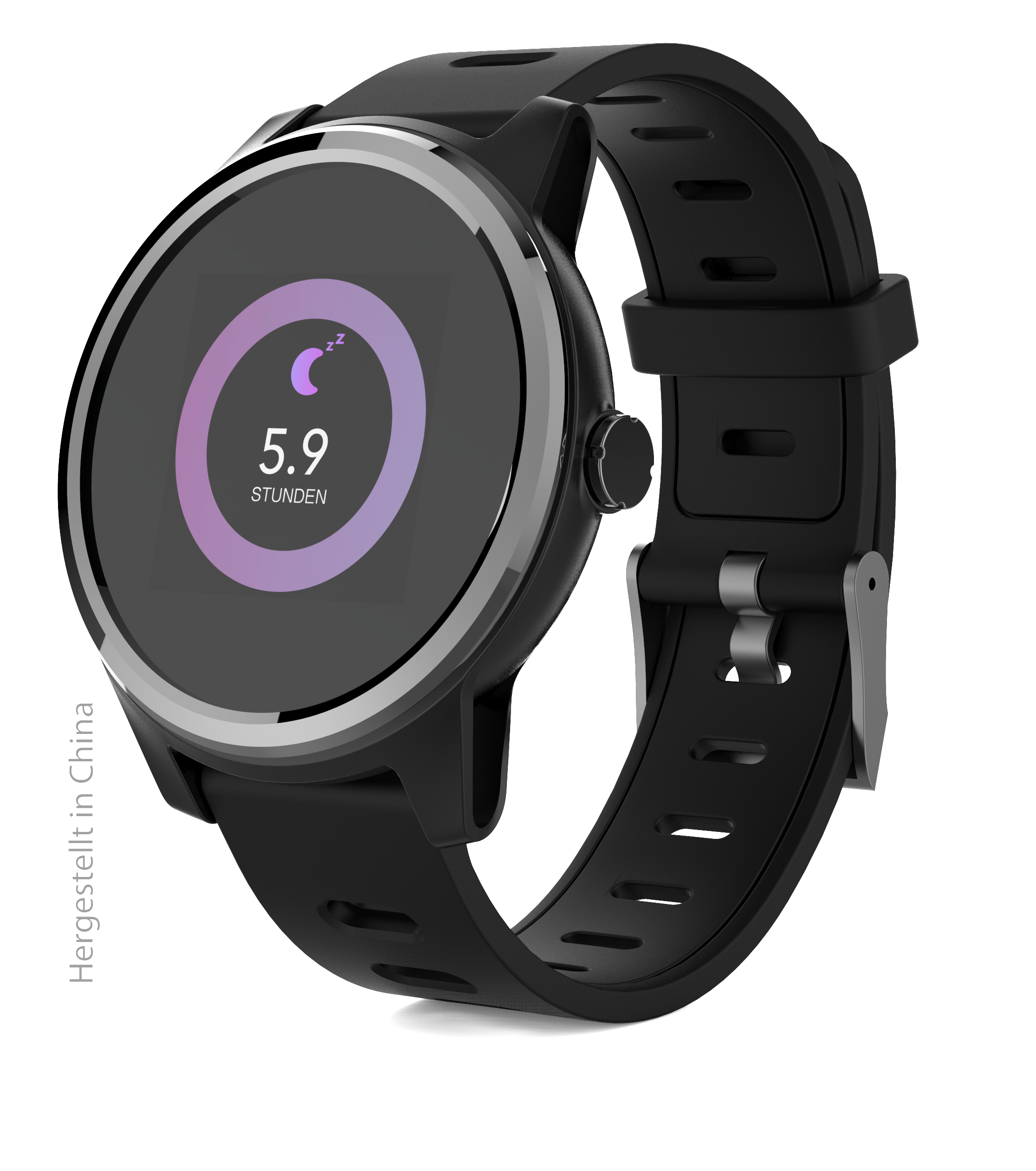SWISSTONE SW 660 ECG Smartwatch Kunststoff, 215 mm, Schwarz