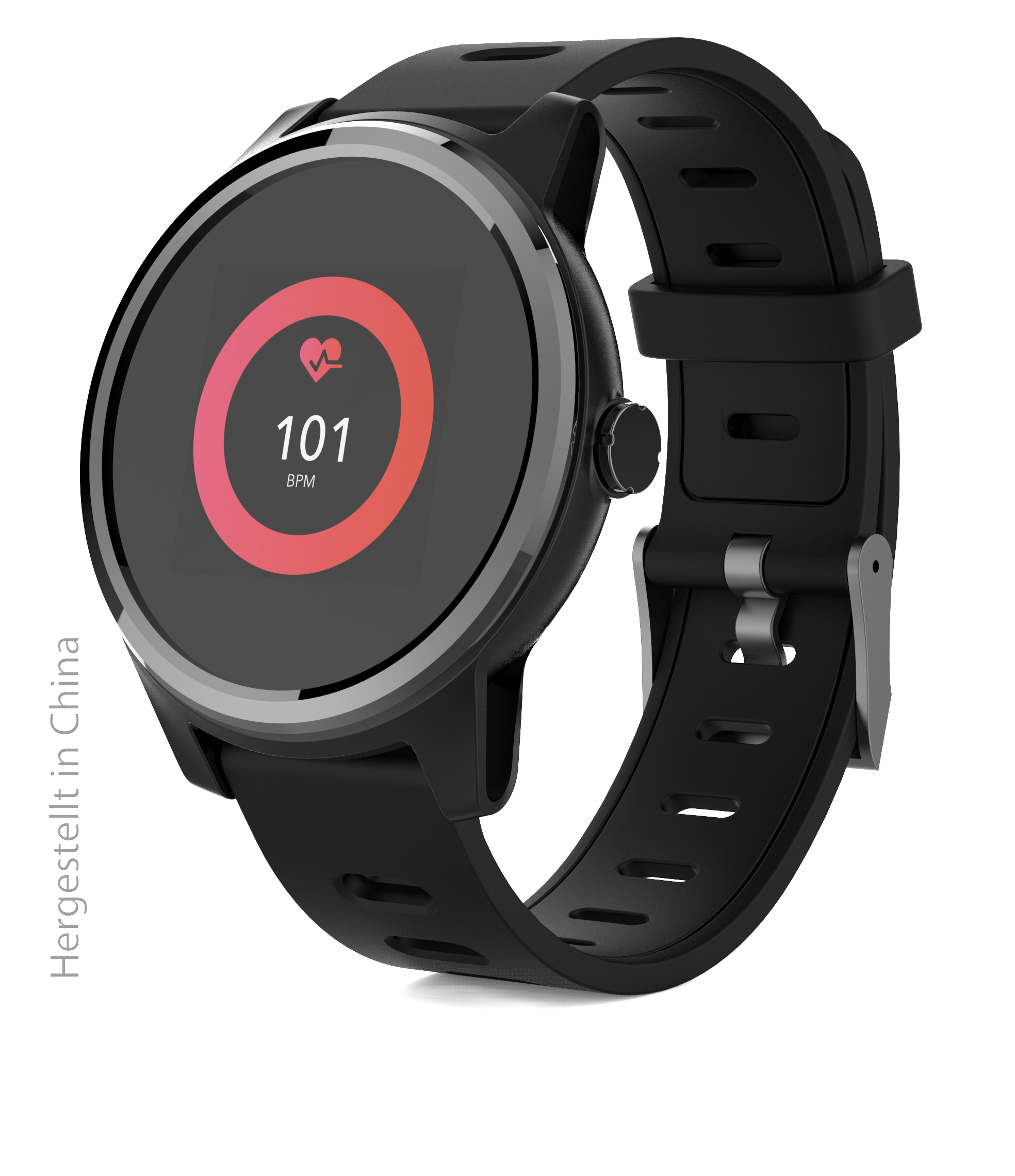 SWISSTONE SW 660 ECG Smartwatch Kunststoff, 215 mm, Schwarz