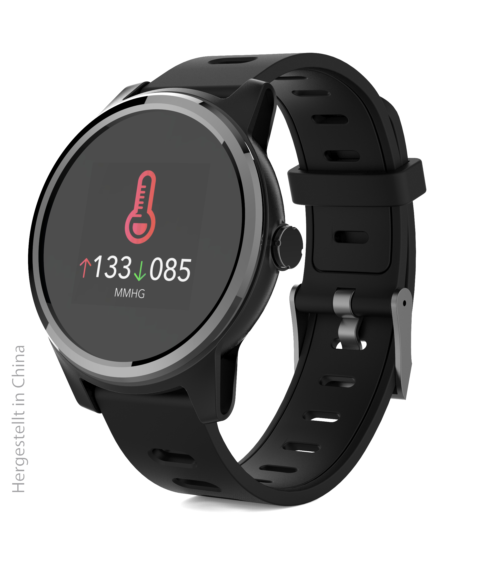 SWISSTONE SW 660 ECG Smartwatch Kunststoff, 215 mm, Schwarz