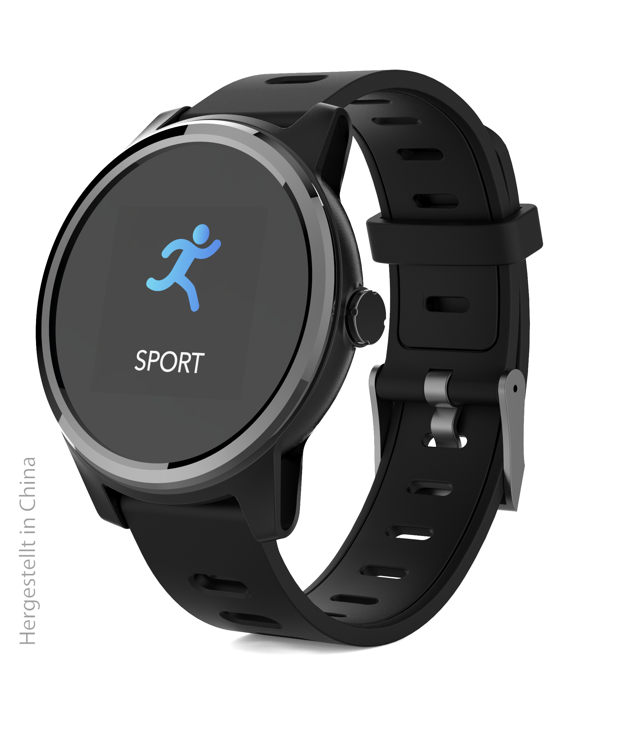 SWISSTONE SW 660 ECG Smartwatch Kunststoff, 215 mm, Schwarz