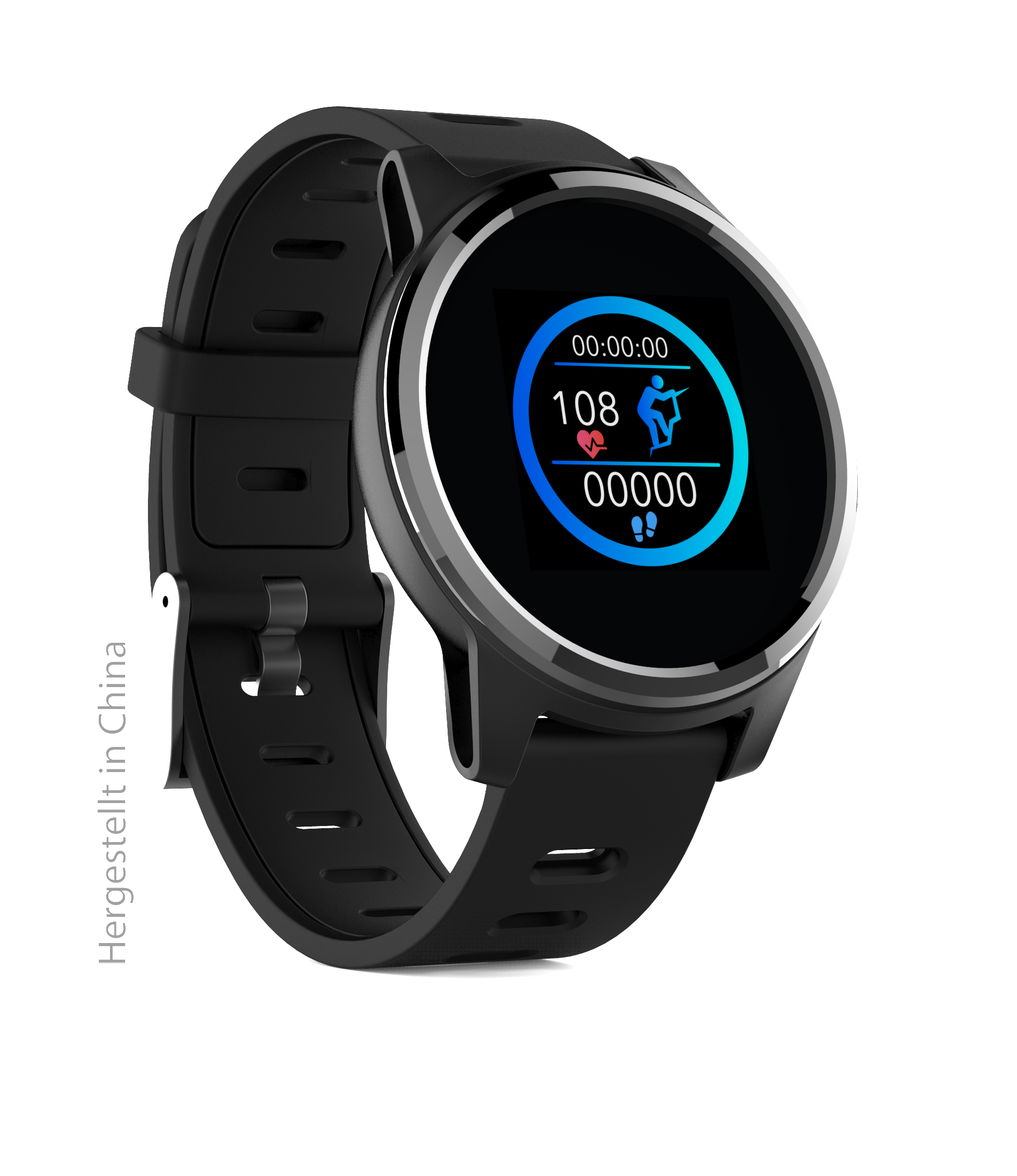 SWISSTONE SW 660 ECG Smartwatch Kunststoff, 215 mm, Schwarz